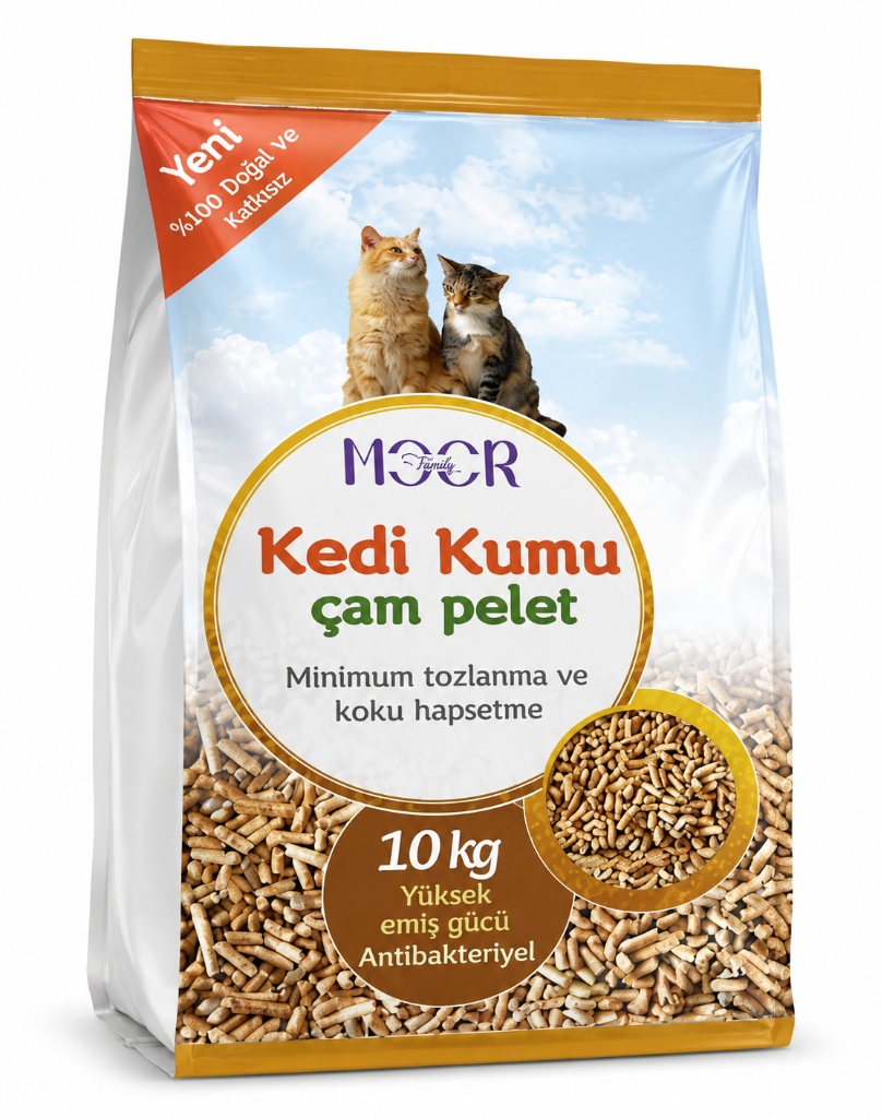 MOOR Çam Pelet Kedi Kumu